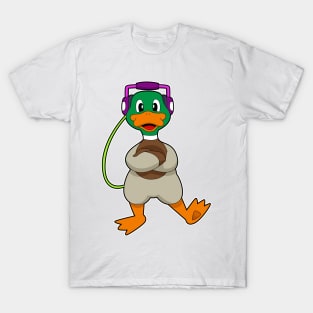 Duck Headphone Music T-Shirt